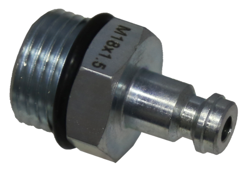 18mmx1.5P Adaptor for #4432N Delux Oil Pressure Tester T&E Tools 4432N-18M