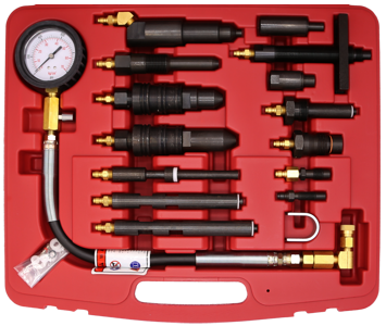Heavy-Duty Diesel Compression Tester Set T&E Tools 4453