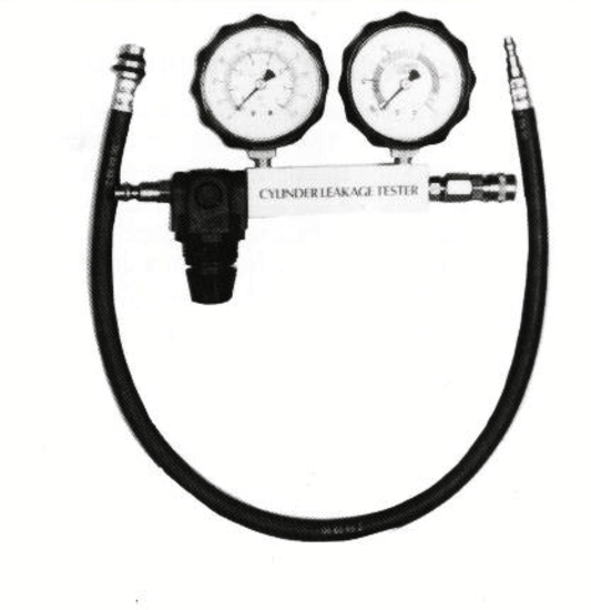 Twin Gauge Cylinder Leakdown Tester T&E Tools 4496