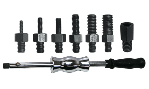 Threaded Adaptor Slide Hammer Rail Pin Puller Set  T&E Tools 4730