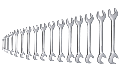 16 Piece Metric Angle Wrench Set T&E Tools 49109M