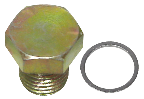 M13x1.5mm Drain Plug, with 17mm Hex Head & Gasket (5pack) T&E Tools 4917-5