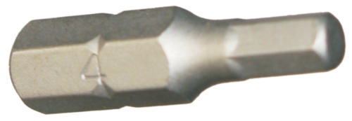 4mm x 1/4" Hex In-Hex Insert Bit T&E Tools 50604