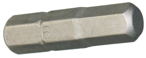 6mm x 1/4" Hex In-Hex Insert Bit T&E Tools 50606