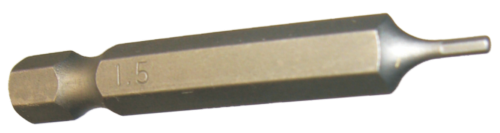 1.5mm x 1/4" Hex In-Hex Power Bit T&E Tools 50610