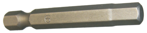 6mm x 1/4" Hex In-Hex Power Bit T&E Tools 50617