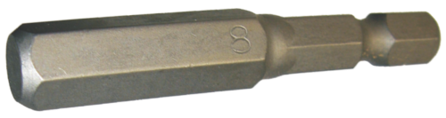 8mm x 1/4" Hex In-Hex Power Bit T&E Tools 50619