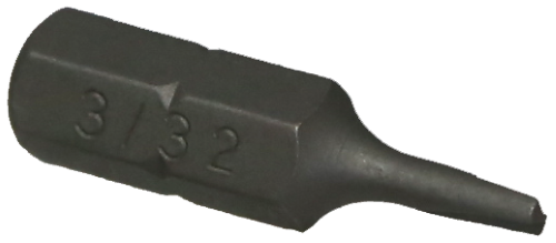 3/32" Hex Clutch Head Insert Bit T&E Tools 50675