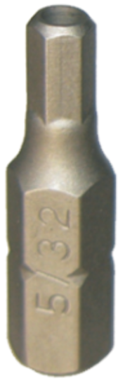 5/32" x 1/4" Hex Tamper In-Hex Insert Bit T&E Tools 50727