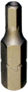 4mm x 1/4" Hex Tamper In-Hex Insert Bit T&E Tools 50754