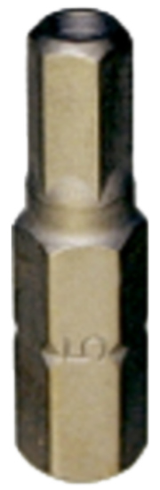 5mm x 1/4" Hex Tamper In-Hex Insert Bit T&E Tools 50755