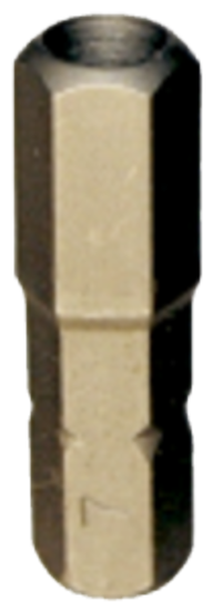 7mm x 1/4" Hex Tamper In-Hex Insert Bit T&E Tools 50757