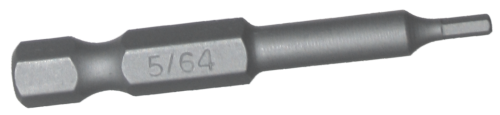 5/64" x 1/4" Hex Tamper In-Hex Power Bit T&E Tools 50760