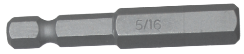 5/16" x 1/4" Hex Tamper In-Hex Power Bit T&E Tools 50769