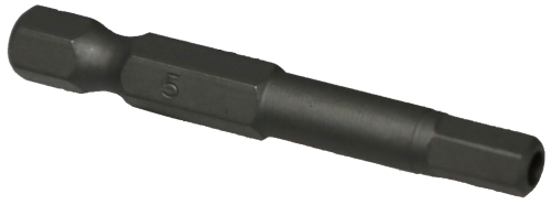 5mm x 1/4" Hex Tamper In-Hex Power Bit T&E Tools 50774