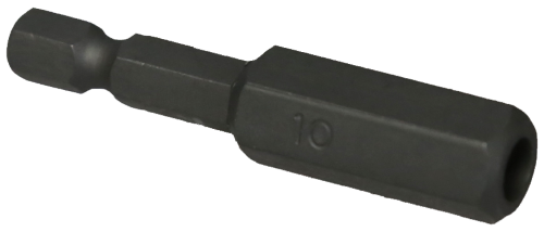 10mm x 1/4" Hex Tamper In-Hex Power Bit T&E Tools 50778