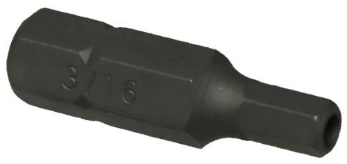 3/16" x 5/16" Hex Tamper In-Hex Insert Bit T&E Tools 50782