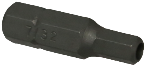 7/32" x 5/16" Hex Tamper In-Hex Insert Bit T&E Tools 50783