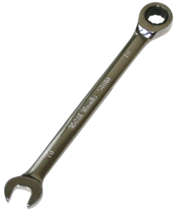 10mm Ratchet & Open End Gear Wrench T&E Tools 51010