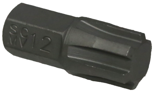 10mm Hex Ribe Insert Bit (12mm) T&E Tools 51812