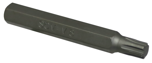 8mm Ribe x 10mm Hex Ribe Insert Bit T&E Tools 51908