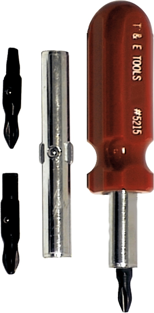 4-In-1 Mini Multi-Tip Screwdriver T&E Tools 5215