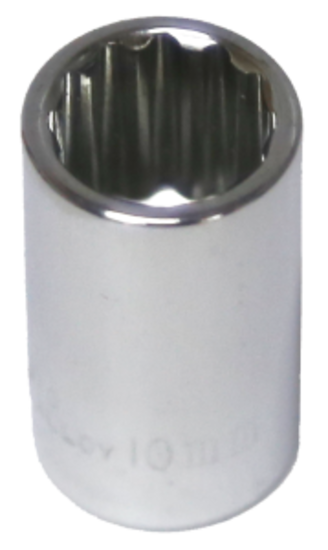 10mm x 1/4"Drive 12 Point Socket T&E Tools 52310