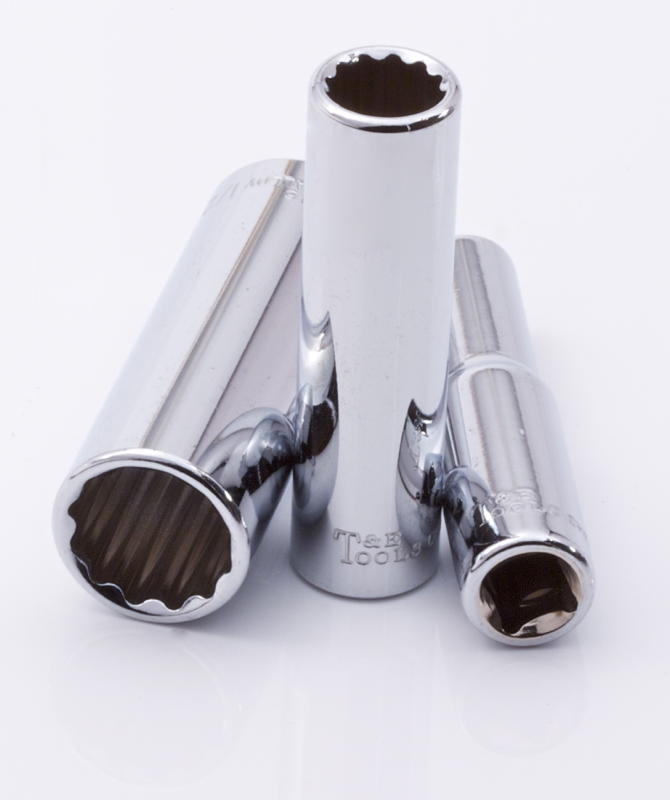 11mm x 1/4"Drive 6 Point Deep Socket T&E Tools 52411
