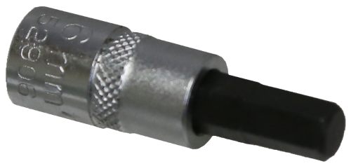 6mm    x 1/4"Dr. In-Hex Socket 38L T&E Tools 52906