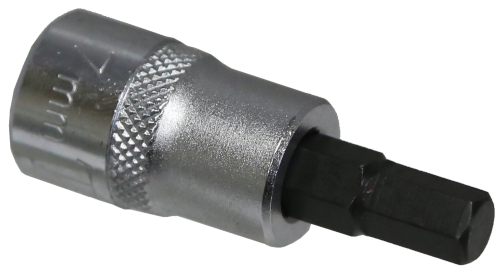 7mm Metric In-Hex Sockets 3/8" Drive x 50mm Length T&E Tools 53807