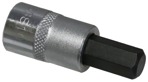 10mm Metric In-Hex Sockets 3/8" Drive x 50mm Length T&E Tools 53810