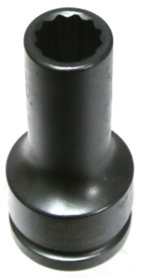 27mm x 1/2" Drive Standard Socket (6 Point) T&E Tools 54227