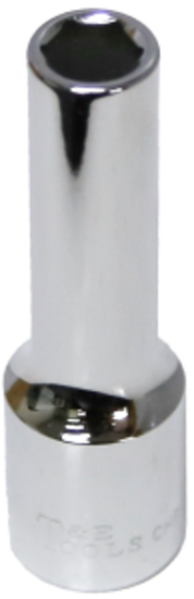 10mm x 1/2" Drive Deep Socket (6 Point) T&E Tools 54410