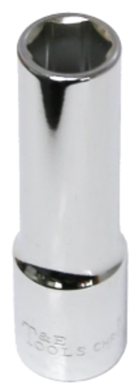 13mm x 1/2" Drive Deep Socket (6 Point) T&E Tools 54413