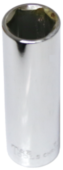 17mm x 1/2" Drive Deep Socket (6 Point) T&E Tools 54417