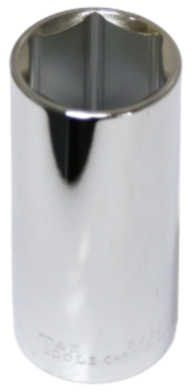 27mm x 1/2" Drive Deep Socket (6 Point) T&E Tools 54427