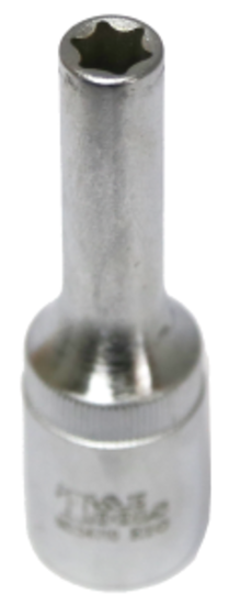 E10 x 1/2"Dr. Female Torx Socket 77mm long T&E Tools 54710