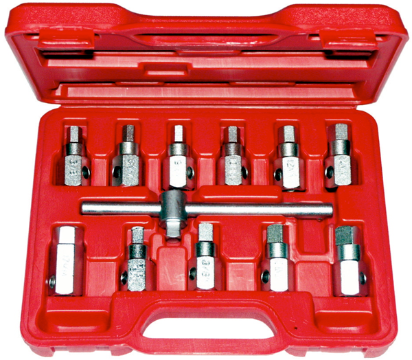 Universal Drain Plug Wrench Set T&E Tools 5690