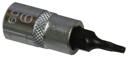 T9 Torx-r Socket 1/4"Drive x 38mm Length T&E Tools 5809