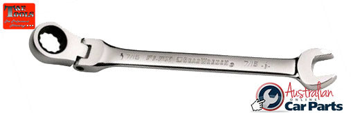 12mm Flex-Head Gear Ratchet Wrench T&E Tools 59012