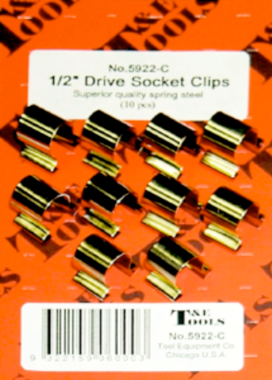 1/2" Drive Clips (100) T&E Tools 5922-B