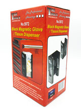 Magnetic Glove / Tissue Dispenser holder for Toolbox Black T&E Tools TE-5972