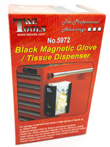 Magnetic Glove / Tissue Dispenser holder for Toolbox Black T&E Tools TE-5972