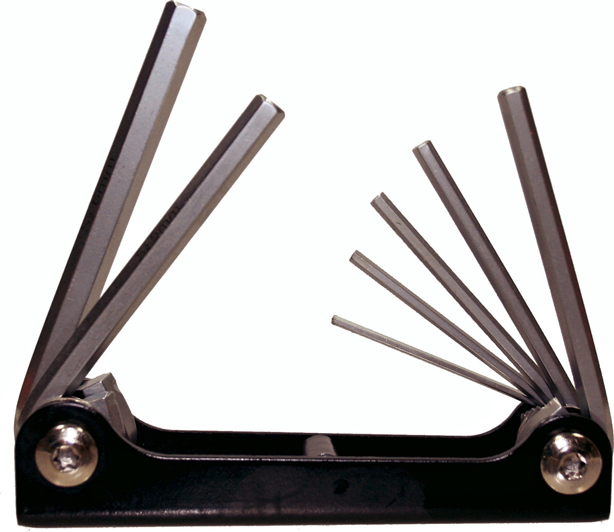 7 Blade Metric Fold Up Hex-Key Set T&E Tools 6371
