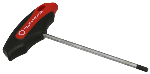 9/64" SAE T-Handle Hex Key T&E Tools 6409