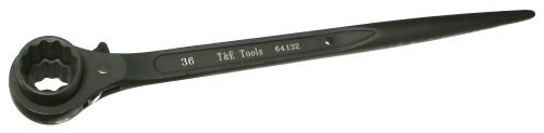 12 Point Double Sided Reversible Podger Ratchet Wrench (32 x 36mm) T&E Tools 64132