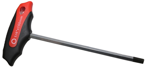 1/4" SAE T-Handle Hex Key T&E Tools 6416