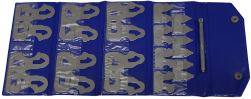 26 Piece Radius Gauge Set T&E Tools 6443