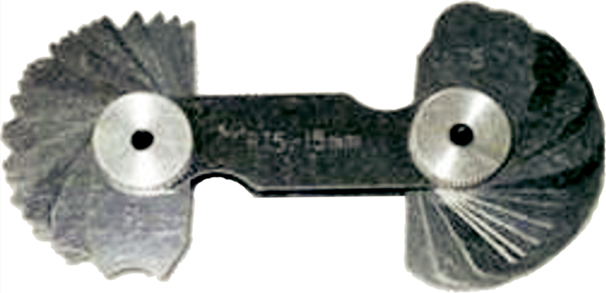 32 Piece Radius Gauge Set T&E Tools 6444