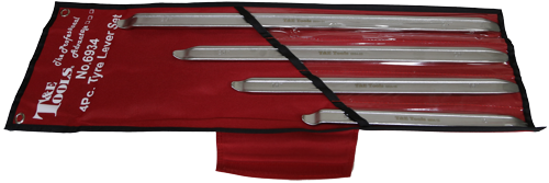4 Piece Sunk Pattern Tyre Lever Set T&E Tools 6934